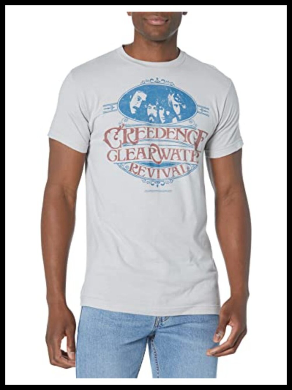 Creedence Clearwater Revival Band T-Shirt Cotton Crew Neck